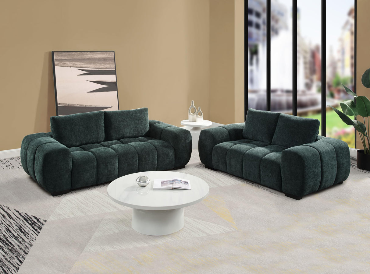 Sofa in Green Linen