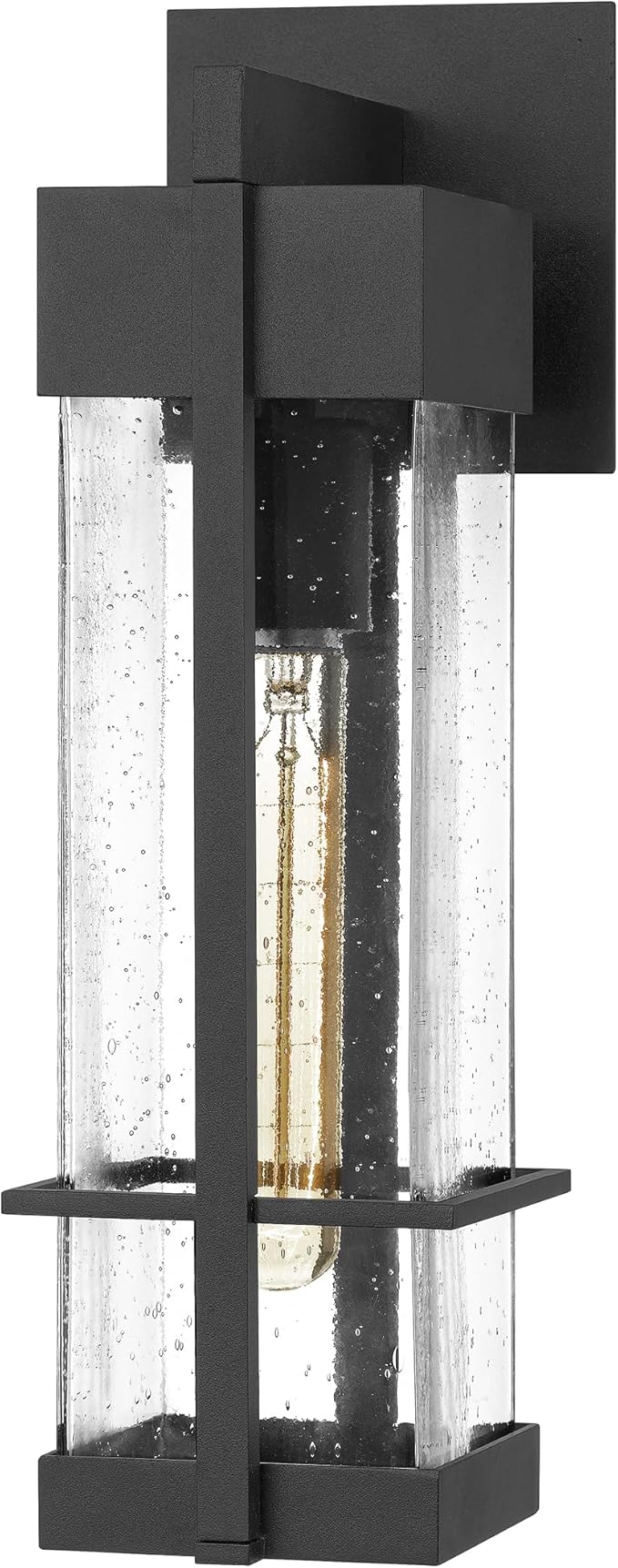 Wynn 1-Light Earth Black Outdoor Wall Lantern