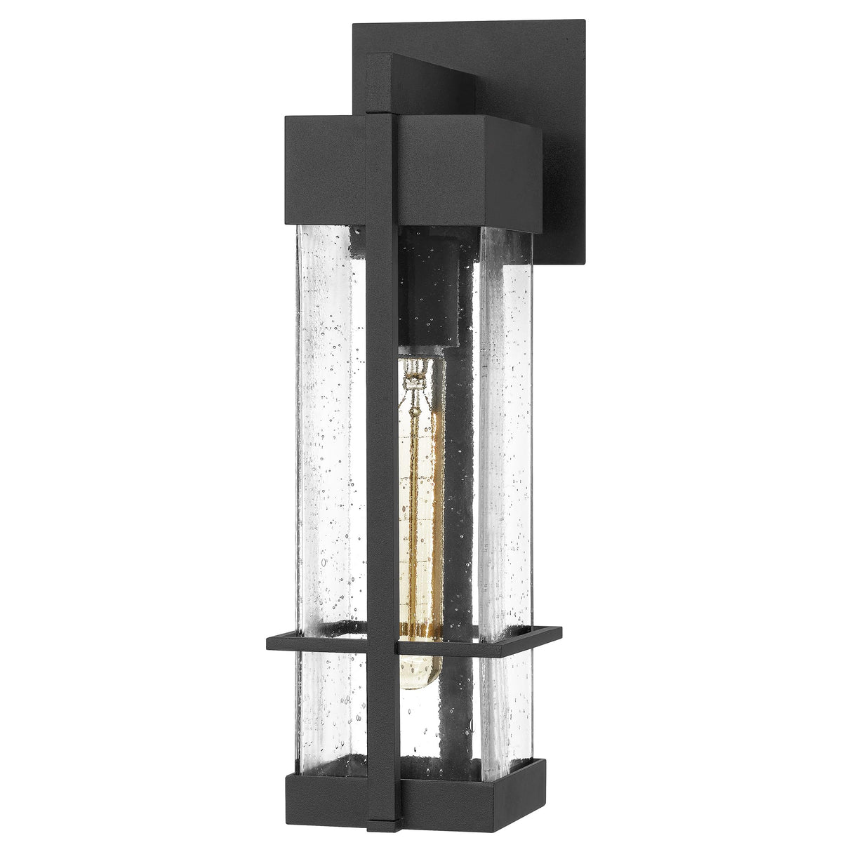 Wynn 1-Light Earth Black Outdoor Wall Lantern