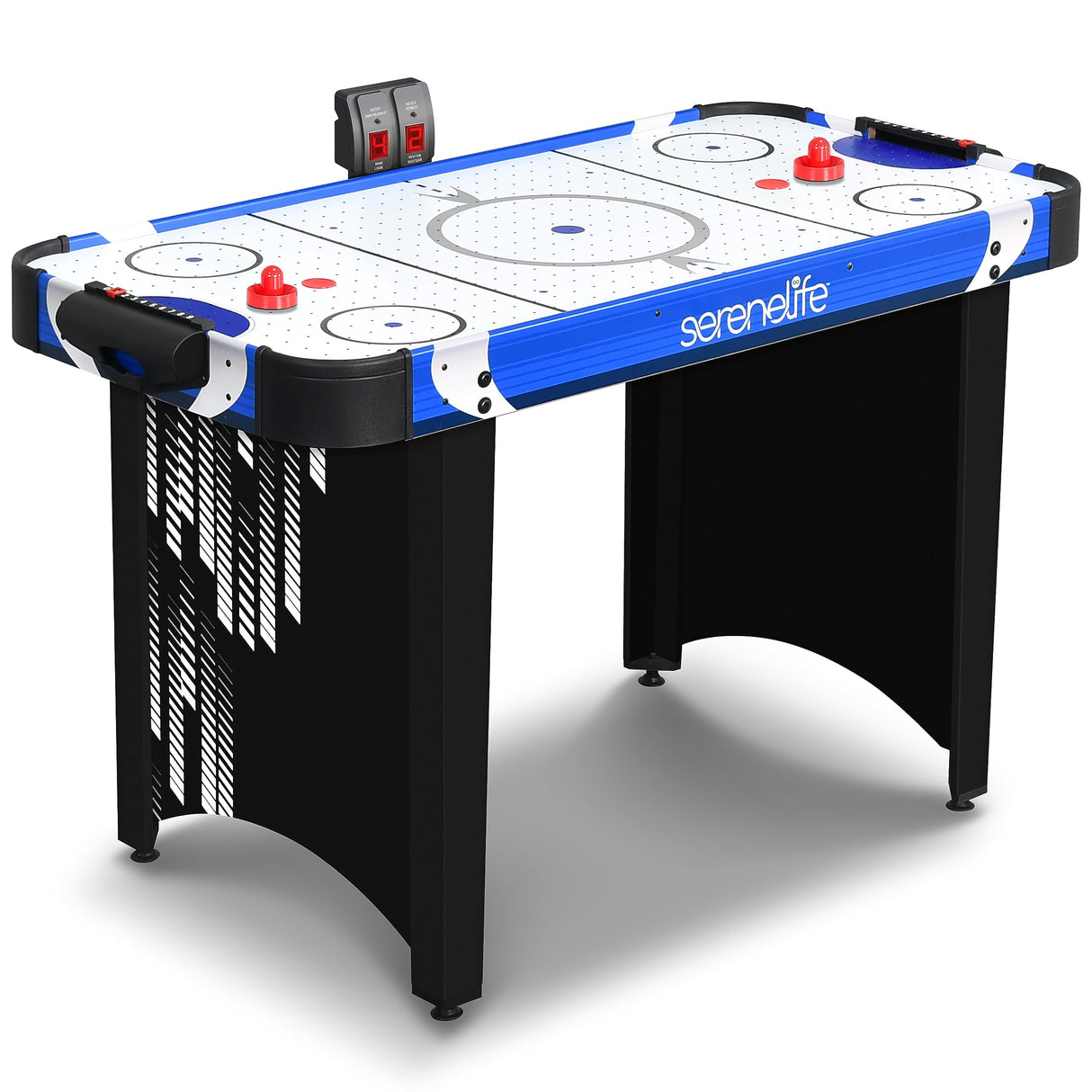48" Air Hockey Game Table with 2X Stronger Motor, Digital LED Scoreboard