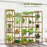 Plant Shelf Large Outdoor Plant Stand Indoor Tall Plant Rack Wood