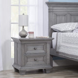 Westport 2 Drawer Nightstand, Dusk Gray