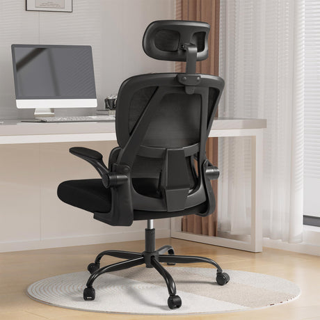 Ergonomic Office Chair, High Back with Breathable Mesh Seat,Adjustable Lumbar Support