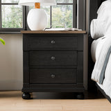 Narella Modern Farmhouse Solid Wood Nightstand