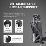 & Domo B31 Ergonomic Office Chair with 3 Way Armrests Lumbar Support and Adjustable