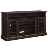 Traditional 58 Inch Rustic Wood TV Stand & Media Entertainment Center Console Table