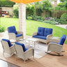 Chairs Set of 2, Wicker Rocker Rocking Chairs for Porch