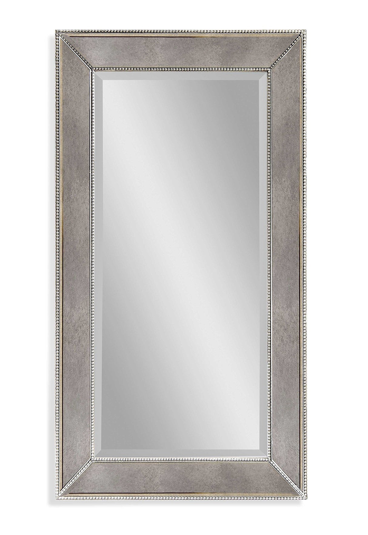 Beaded Wall Mirror, 48-Inch, Antique Mirror