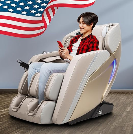 Ador 3D Integra SL-Track 3 Stage Zero Gravity Full Body Roller Airbag Massage Back