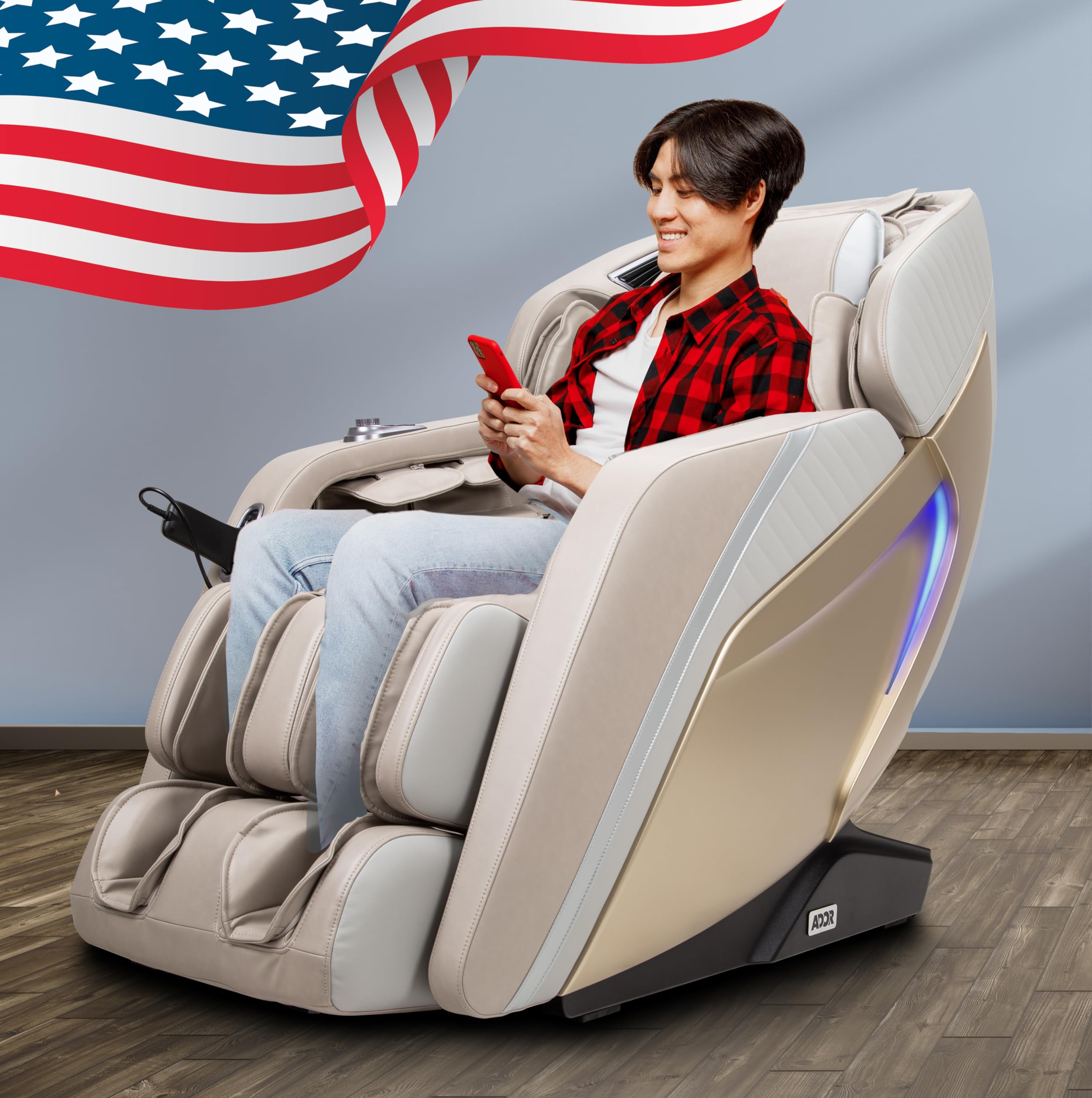 Ador 3D Integra SL-Track 3 Stage Zero Gravity Full Body Roller Airbag Massage Back