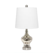 LT3317-MUR Glass Gourd Shaped Table Lamp, Mercury