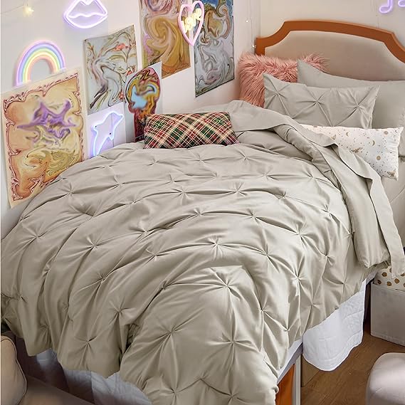 Twin/Twin XL Comforter Set with Sheets - 5 Pieces Twin Bedding Sets