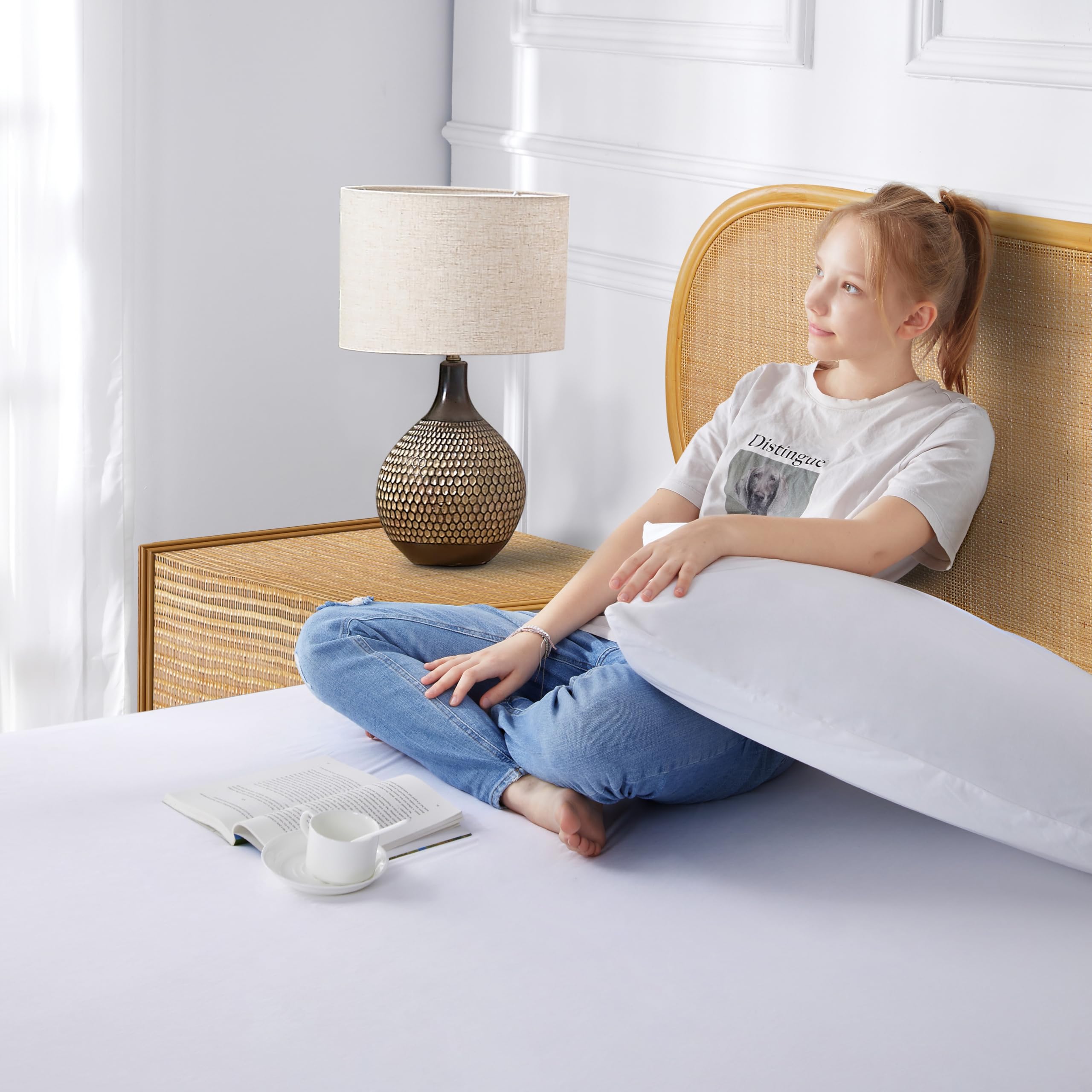 Tencel Pillow Protectors - 2-Pack, Eco-Friendly, Waterproof & Hypoallergenic