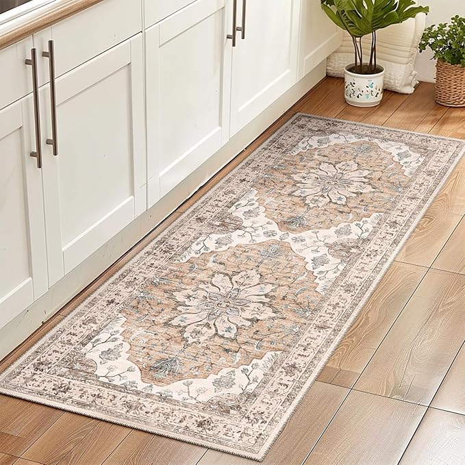 Area Rugs 5x7, Washable Rug, Non-Slip, Rugs for Living Room, Kitchen Rugs, Rugs