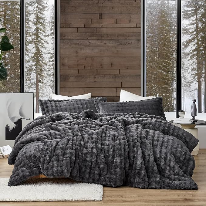 Snowball Double Chunky Bunny - Coma Inducer® Oversized Queen Comforter Set