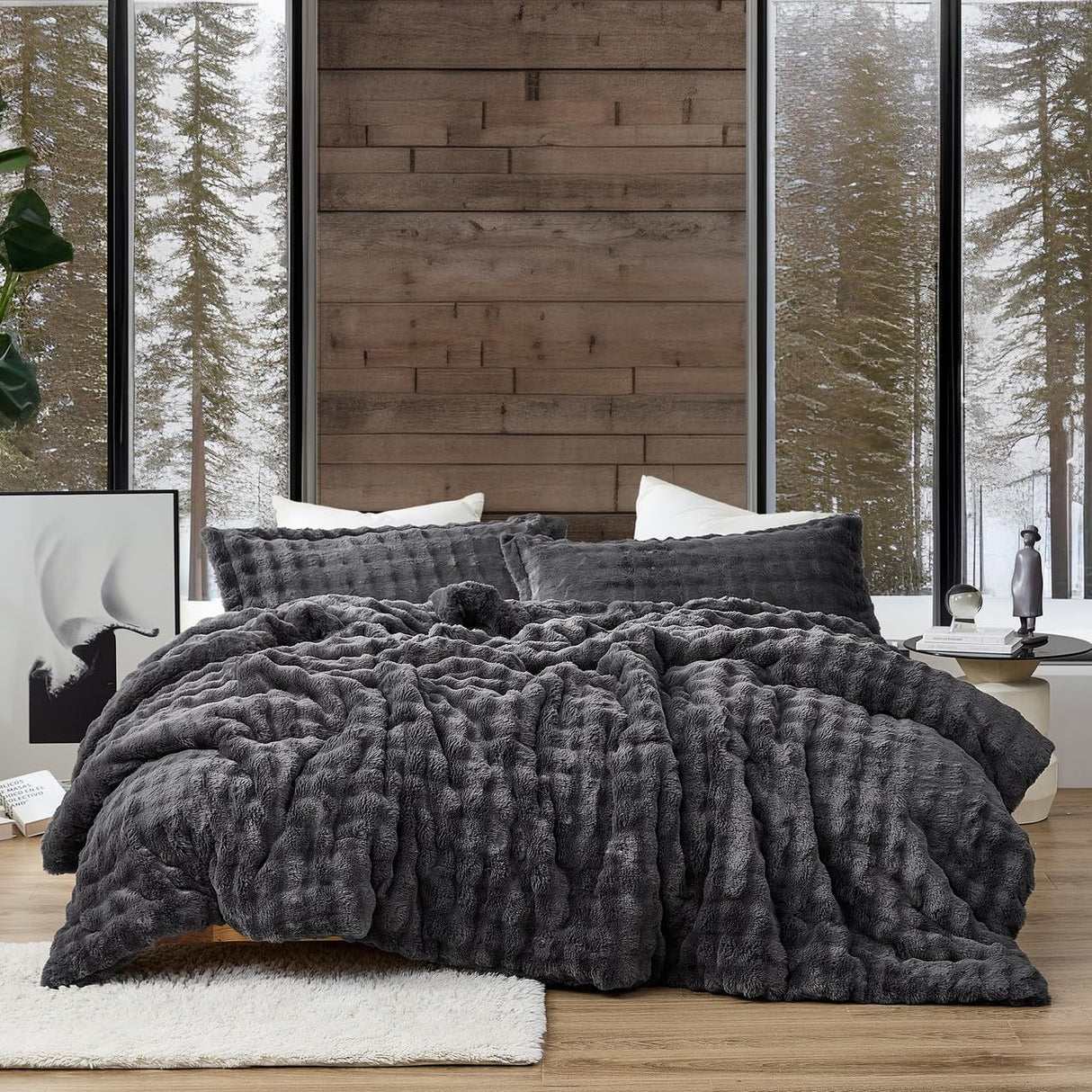 Snowball Double Chunky Bunny - Coma Inducer® Oversized Queen Comforter Set