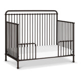 Winston 4-in-1 Convertible Metal Crib in Vintage Iron, Greenguard Gold Certified