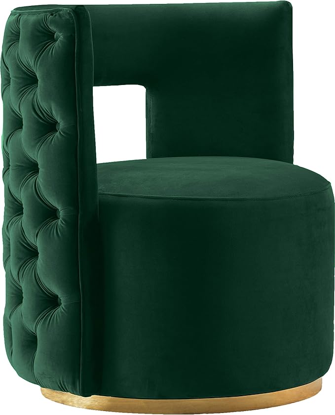 Furniture Theo Collection Modern | Contemporary Velvet Upholstered Accent Chair