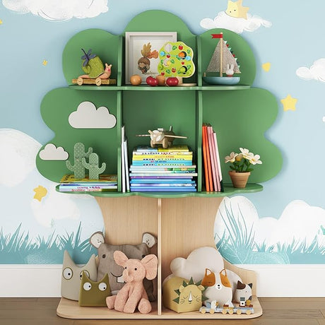 Tree Kids Bookshelf, Corner Bookshelf Kids, Bookshelf for Kids