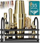 Mixology Bartender Kit Bar Set | 14-Piece Cocktail Shaker Set | Martini