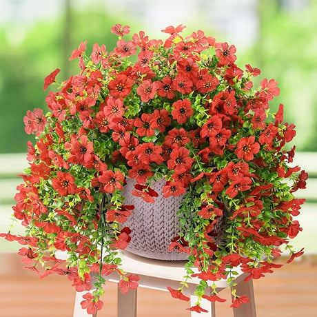 Artificial Hanging Flowers for Outdoors Spring Decoration