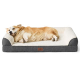 Memory Foam Dog Bed for Medium Dogs - Orthopedic Egg&Memory Foam Dog