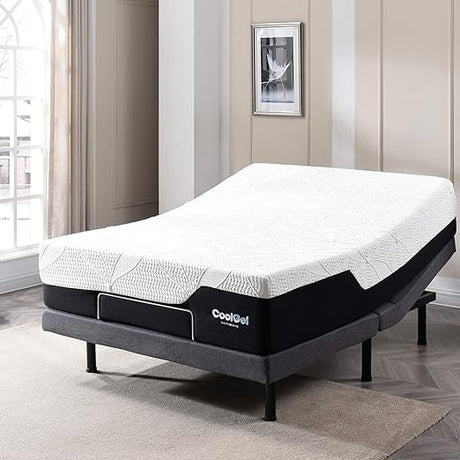 Classic Brands Chill Memory Foam 14-Inch Mattress with Pillow