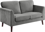 Tipton Living Room Loveseat, Blue