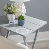 Home Décor SAMM TV, Gray Tray Table Set,