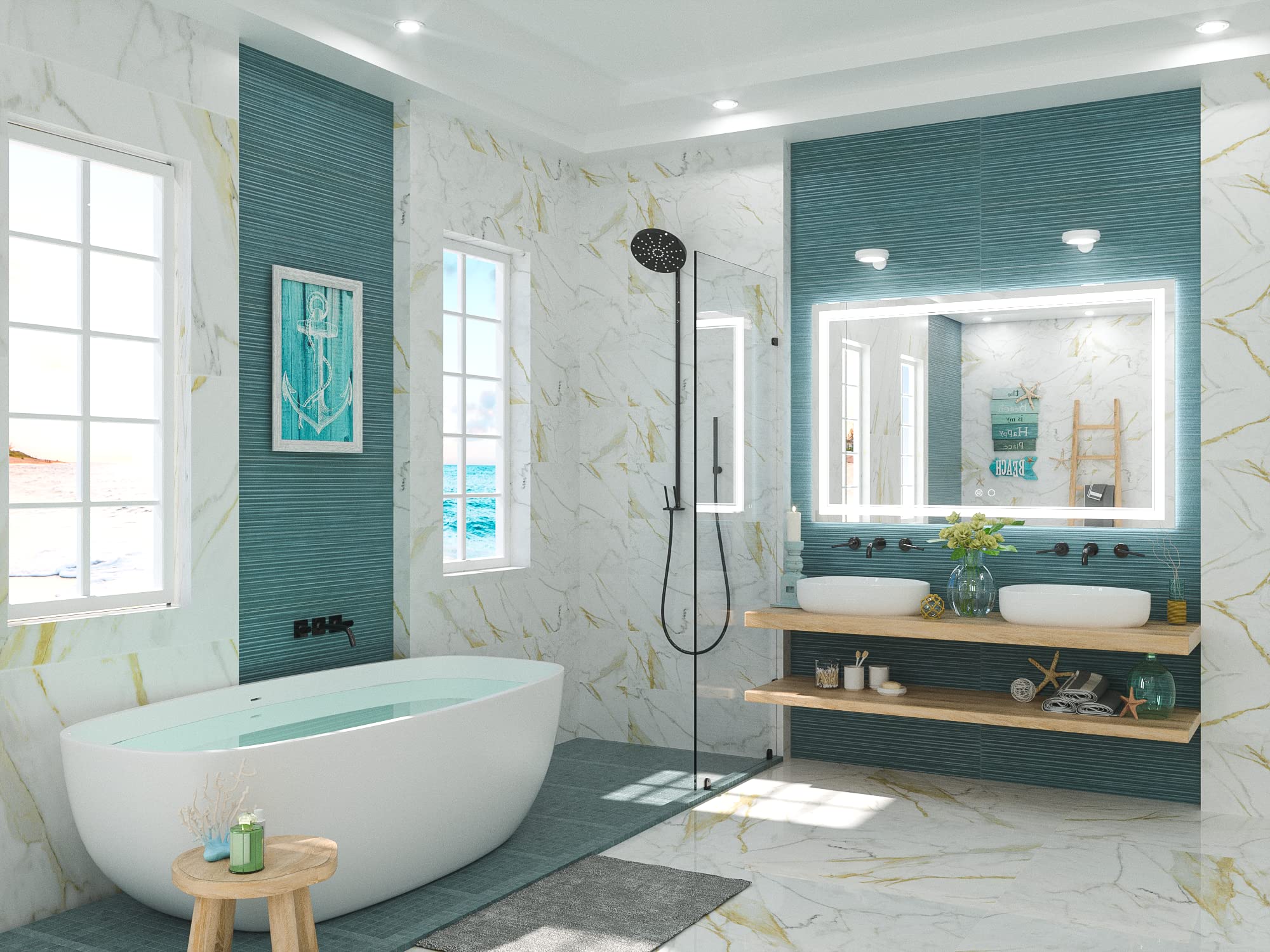 LED Bathroom Mirror with Lights