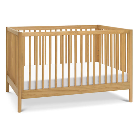 Birdie 3-in-1 Convertible Crib, Honey, Easy Assemble, Greenguard Gold Certified