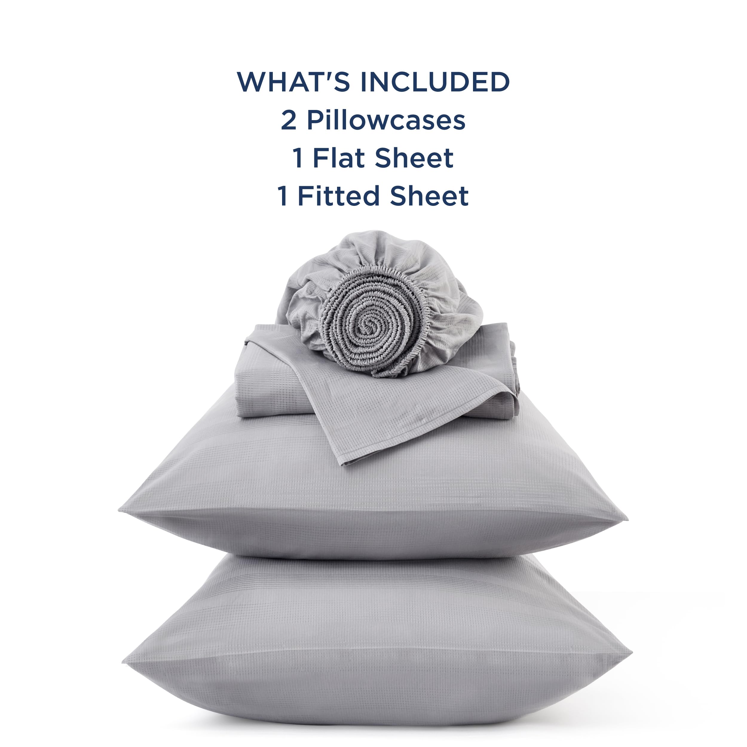 Cooling Sheets for Hot Sleeper, Lyocell Cotton King Size Sheets, Temperature Regulating