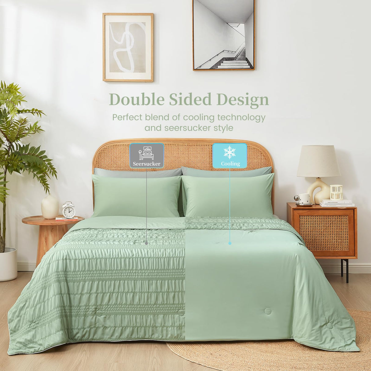 Reversible Lightweight Cooling Blanket