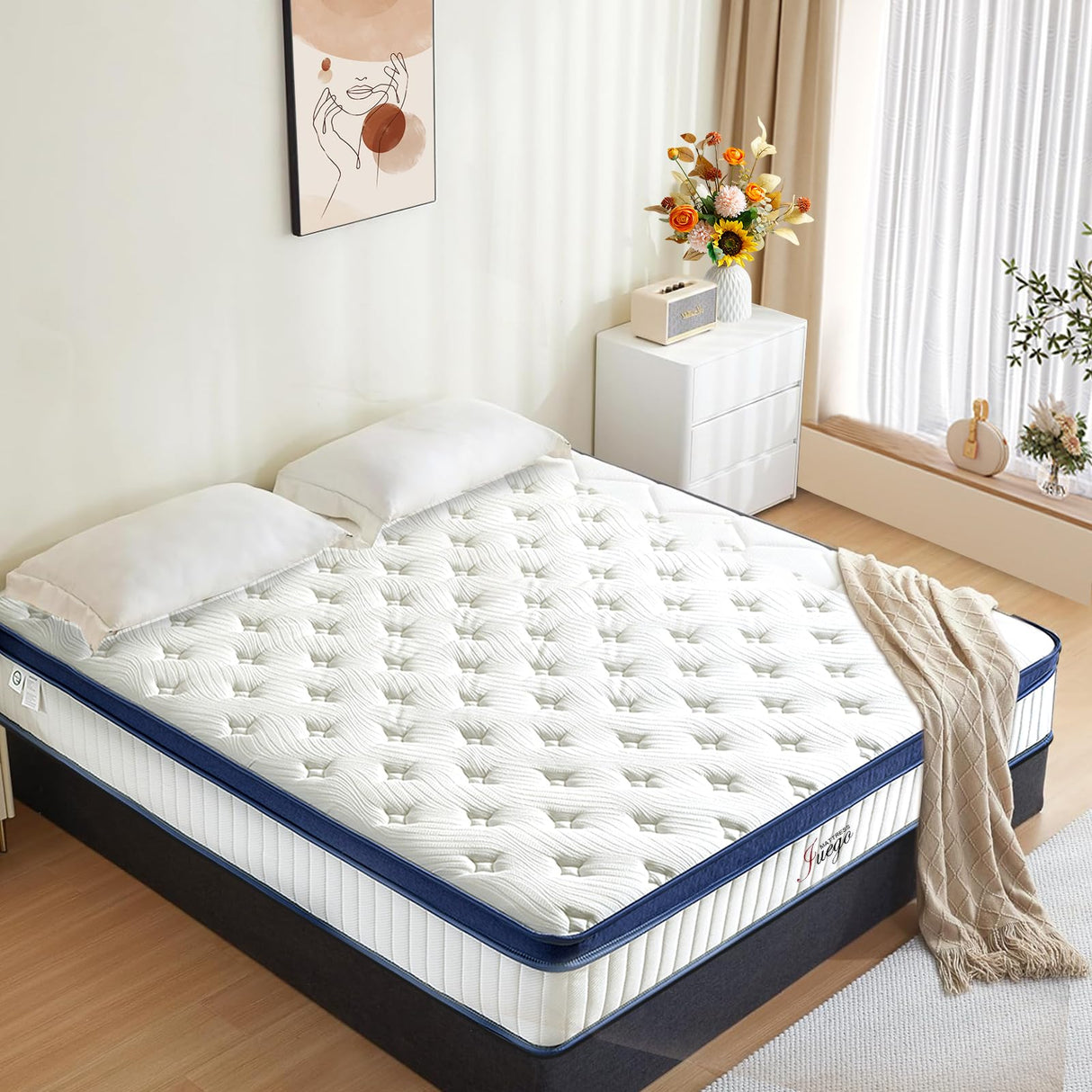 Queen Size Mattress 12 inch, Memory Foam Mattress Queen Mattress in a Box