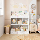 Toy Storage Organizer with Bookcase, Kids Bookshelf, Toy Storage Storage Cabinet