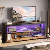 LED TV Stand for 55/60 Inch TVs, Gaming Entertainment Center