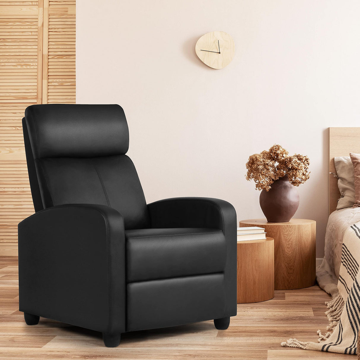 Recliner Chair PU Leather Recliner Sofa Home Theater Seating