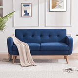 62'' Loveseat Sofa, Mid Century Modern Love Seat Couches for Living Room