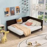 Full Size Daybed/Sofa Bed, Wood Backrest