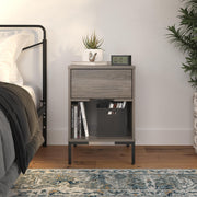 Rolland Nightstand, Weathered Oak