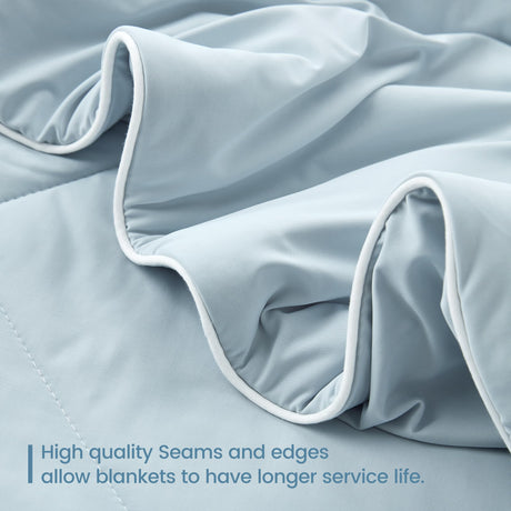 Cooling Comforter King Size, Cooling Blankets for Hot Sleepers and Night Sweats, Blue