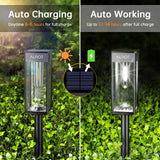 Solar Pathway Lights Outdoor,8 Pack Bright Solar Lights Outdoor,IP65 Waterproof Solar