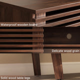 Mid-Century Modern TV Stand for 50-60 Inch TVs with Storage