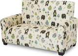 Kids Upholstered Sofa, Upholstered Toddler Couch, Double Seated Sofa Chair for Kids