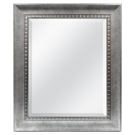 16x20 Inch Sloped Mirror, 21.5x25.5 Inch Overall Size, Silver (20562)