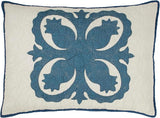King Quilt, Soft Cotton Bedding, Coastal Home Decor, Oeko-Tex Certified (Aloha Pineapple Blue, King)