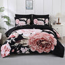 7 Piece Bed in a Bag Queen Comforter Set Botanical Floral Bedding Set