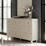 6 Drawer Double Dresser for Bedroom, Wide Chest of Drawers Dressers