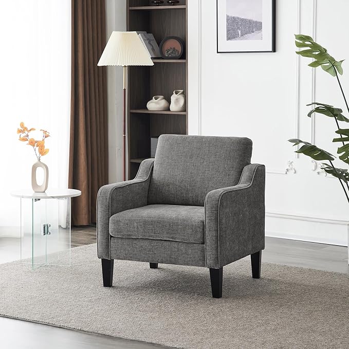 Century Modern Loveseat Sofa Couch, Living Room 53" Love Seat 2 Seater Upholstered Comfy Couches