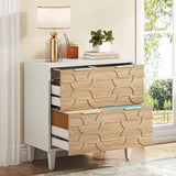 Drawer File Cabinet, Lateral Filing Cabinet for A4/Letter/Legal Size, Office Storage Cabinet